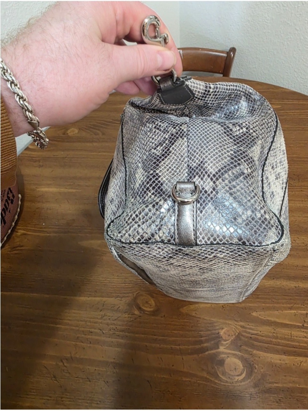 Coach Campbel Izzi Exotic Python Embossed - Picture 5 of 9